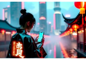Cyberpunk Shanghai Meets Ink Painting